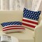 18x18 Set of 2 Throw Pillow Covers for 4th of July Decorations